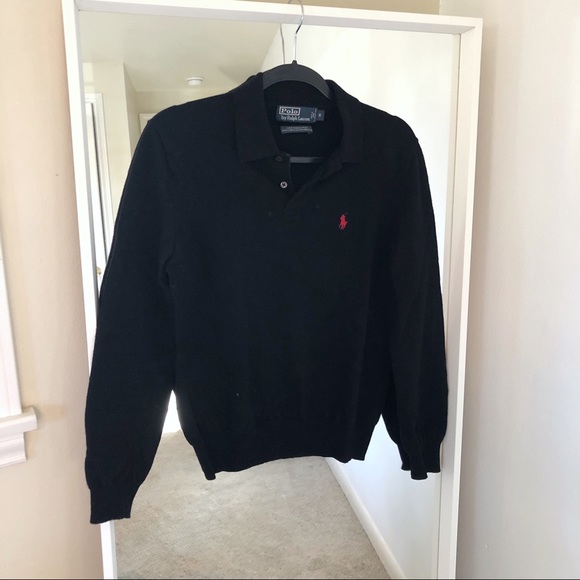 Polo Ralph Lauren Other - Polo by Ralph Lauren Merino Wool Half Zip Sweater